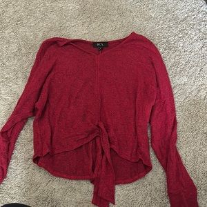 red blouse. cute for parties